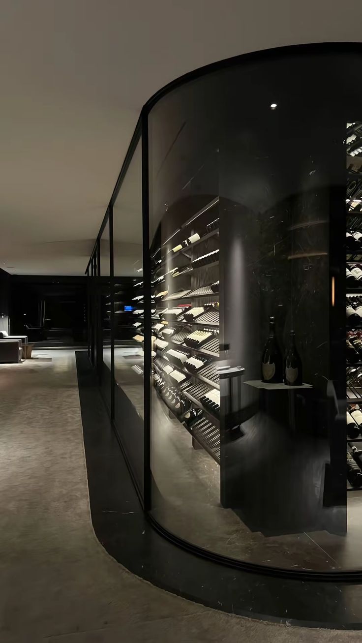 Bottles resting in Aurelia's wine cellar